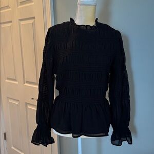 Elegant Black Women's Top